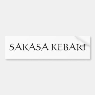 Autocollant De Voiture Sakasa Kebari