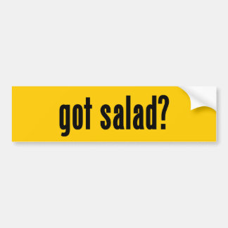 Autocollant De Voiture salade obtenue ?