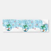 Autocollant De Voiture Sale de poisson de Noël (Devant)