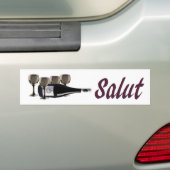 Autocollant De Voiture Salut  (En voiture)
