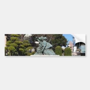 Autocollant De Voiture Samurai Kamakura Gongoro Kagemasa Kabuki Statue