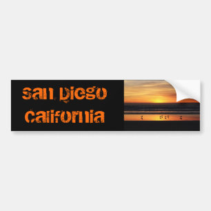 Autocollant De Voiture San Diego     la Californie