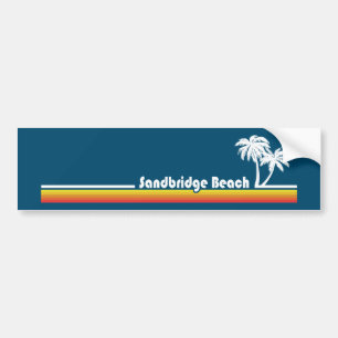 Autocollant De Voiture Sandbridge Beach, Virginie
