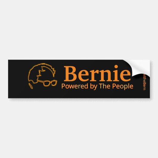 Autocollant De Voiture Sanders 2016 Powered by The People (Devant)