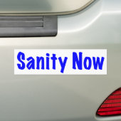 Autocollant De Voiture Sanity Now (En voiture)