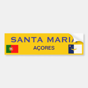 Autocollant De Voiture Santa Maria * adhésif pour pare-chocs