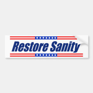 Autocollant De Voiture Santé d'esprit de restauration