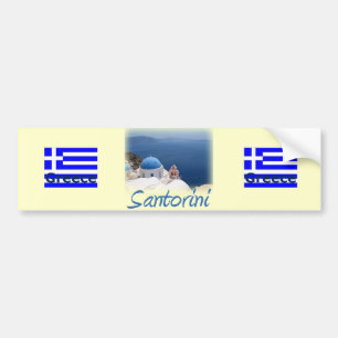 Autocollant De Voiture Santorin