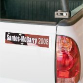 Autocollant De Voiture Santos McGarry en 2008 (Sur camion)