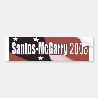 Autocollant De Voiture Santos McGarry en 2008