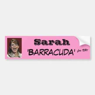 Autocollant De Voiture Sarah "barracuda" pour VP !