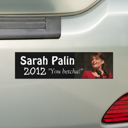 Autocollant De Voiture Sarah Palin 2012 (En voiture)