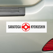 AUTOCOLLANT DE VOITURE SARATOGA KYOKUSHIN BUMPERSTICKER (En voiture)