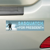 Autocollant De Voiture Sasquatch, Président (En voiture)