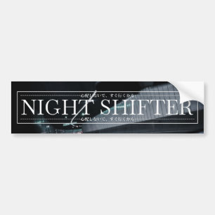 Autocollant De Voiture satomi moto "Night Shifter v2"