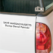 Autocollant De Voiture SAUVEZ la décharge Deval Patrick du MASSACHUSETTS (Sur camion)