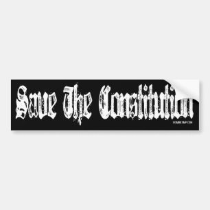 Autocollant De Voiture Sauvez l'adhésif pour pare-chocs de constitution