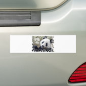 Autocollant De Voiture Sauvez le panda géant (En voiture)