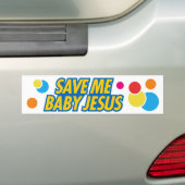 Autocollant De Voiture Sauvez-moi adhésif pour pare-chocs drôle de Jésus (En voiture)