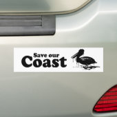 AUTOCOLLANT DE VOITURE SAUVEZ NOTRE CÔTE (En voiture)