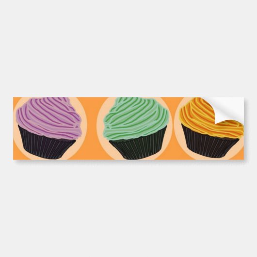Autocollant De Voiture Saveurs de petit gâteau (Devant)