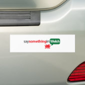 Autocollant De Voiture SaySomethinginWelsh (En voiture)