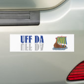 Autocollant De Voiture Scandinave drôle Viking d'UFF DA (En voiture)