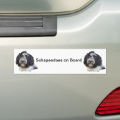 Autocollant De Voiture schapendoes (En voiture)