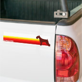 Autocollant De Voiture Schnauzer avec l'adhésif pour pare-chocs de (Sur camion)