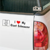 Autocollant De Voiture Schnauzer géant (Sur camion)