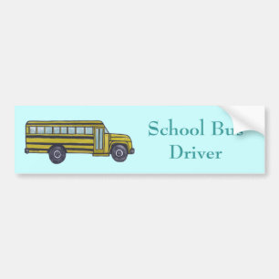 Autocollant De Voiture School Bus