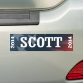 AUTOCOLLANT DE VOITURE SCOTT 2014 (En voiture)