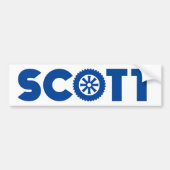 Autocollant De Voiture Scott Petrol Head (Devant)