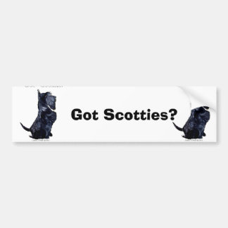 Autocollant De Voiture Scottie - biscuits obtenus ?