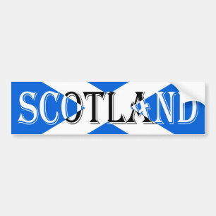 Autocollant De Voiture Scottish Flag Scotland Inverted B Sticker arc1