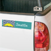 AUTOCOLLANT DE VOITURE SEATTLE (Sur camion)