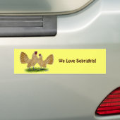 Autocollant De Voiture Sebrights Buff Laced (En voiture)