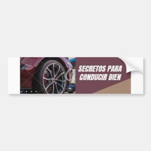 Autocollant De Voiture Secretos para conducir bien