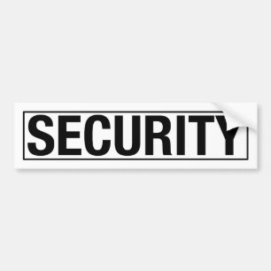 AUTOCOLLANT DE VOITURE "SÉCURITÉ "