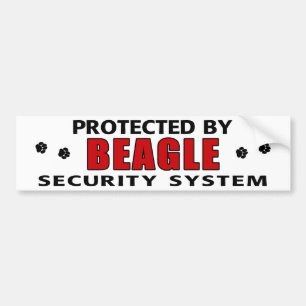 Autocollant De Voiture Sécurité beagle