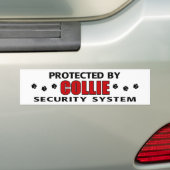 Autocollant De Voiture Sécurité Collie (En voiture)