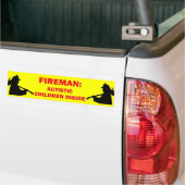 Autocollant De Voiture Sécurité incendie de l'autisme (Sur camion)