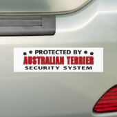 Autocollant De Voiture Sécurité Terrier australien (En voiture)
