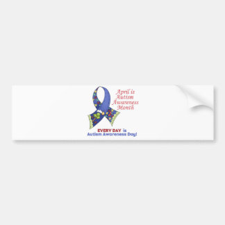 Autocollant De Voiture Sensibilisation sur l'autisme avril et tous les jo