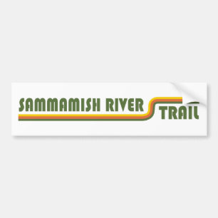 Autocollant De Voiture Sentier de la rivière Sammamish Washington