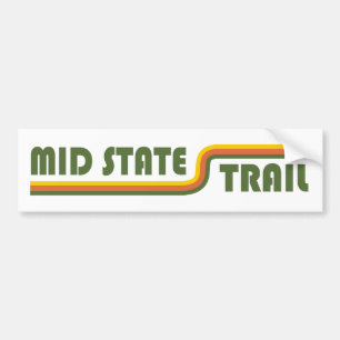 Autocollant De Voiture Sentier du milieu de l'État Pennsylvanie