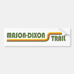 Autocollant De Voiture Sentier Mason-Dixon