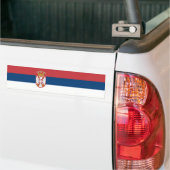 Autocollant De Voiture Serbia Flag (Sur camion)