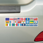 Autocollant De Voiture Série de drapeaux - #3 (En voiture)