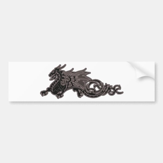 Autocollant De Voiture Serpent de dragon (Devant)